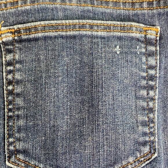 Boston Proper Dark/Medium High-Rise Slim Straight-Leg Jean Woman’s Jeans Size 8 - Picture 13 of 16